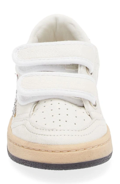 Shop Golden Goose Kids' Ball Star Sneaker In White/ Silver