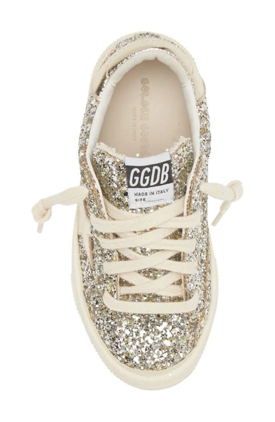 Shop Golden Goose Kids' May Glitter Low Top Sneaker In Gold/ Black/ Brown Python