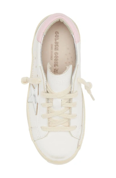 Shop Golden Goose Kids' Super-star Sneaker In White/ Silver/ Pink