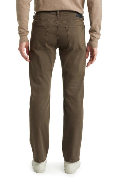 Shop Liverpool Los Angeles Regent Relaxed Straight Leg Twill Pants In Bark
