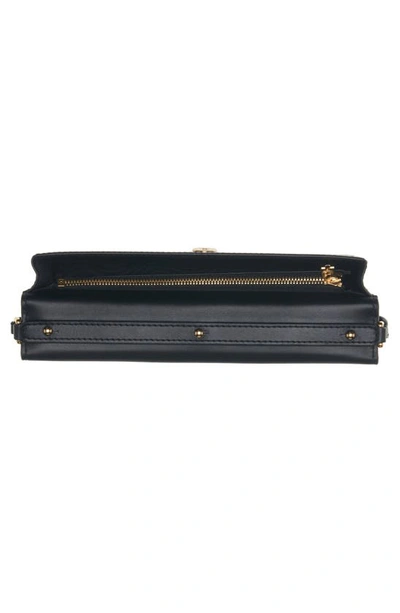 Shop Dolce & Gabbana Mini Dg Logo Leather Crossbody Bag In Black