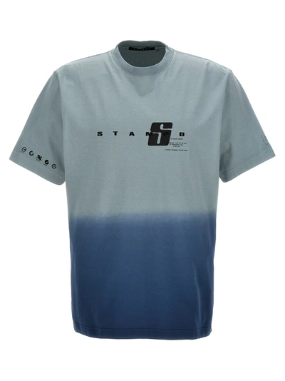 Shop Stampd Elevation Transit T-shirt Light Blue
