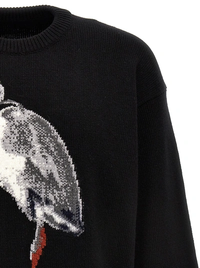Shop Heron Preston Heron Bird Sweater, Cardigans Black