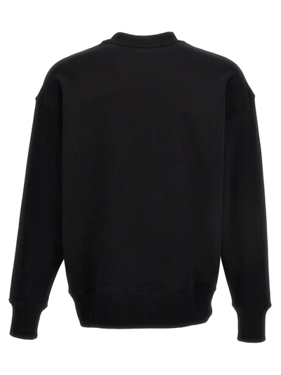 Shop Msgm Logo Print Sweatshirt Black