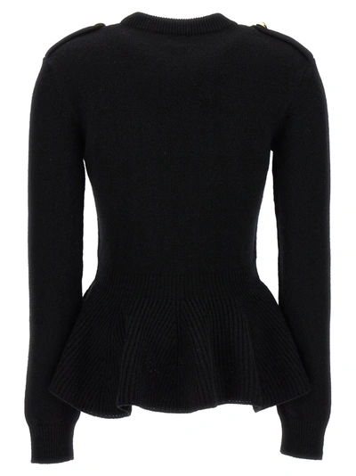 Shop Alexander Mcqueen Martingale Detail Sweater Sweater, Cardigans Black