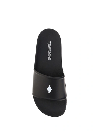 Shop Marcelo Burlon County Of Milan Cross Slide Sandals