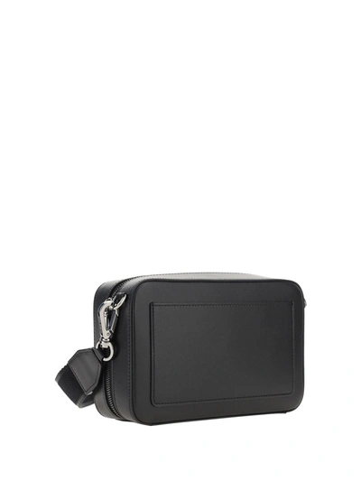 Shop Dolce & Gabbana Leather Shoulder Bag With Embossed Logo