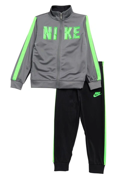 Nike Kids' Cyber Tricot Track Jacket & Joggers Set In Black