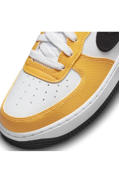 Shop Nike Kids' Air Force 1 Sneaker In Gold/ Malachite/ Black