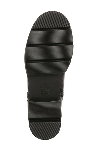 Naturalizer Darry Water Repellent Platform Bootie In Black Leather