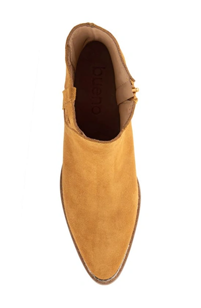 Bueno Veronika Bootie In Mustard Suede