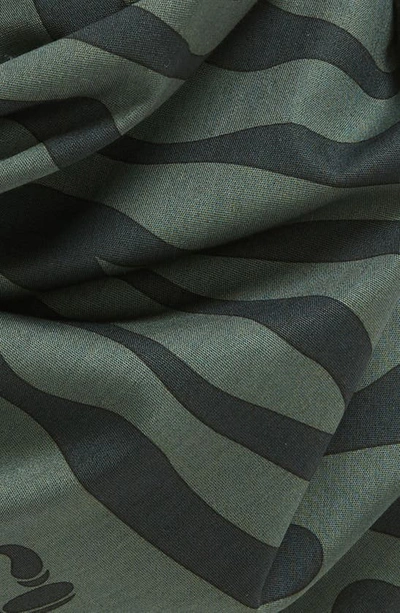 Moncler Genius Moncler X Salehe Bembury Printed Scarf In Green