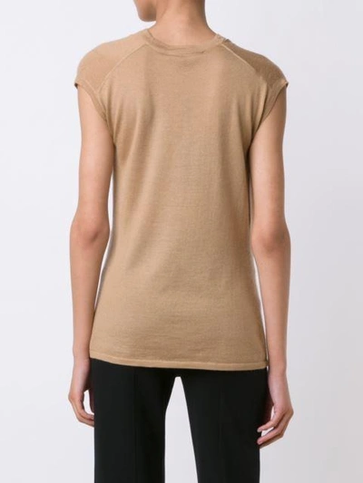 Shop Derek Lam Iris Cap Sleeve Sweater