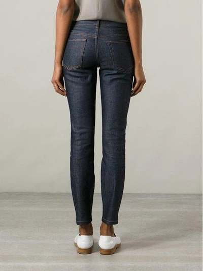 Shop A.p.c. 'cozzi' Skinny Jeans - Blue