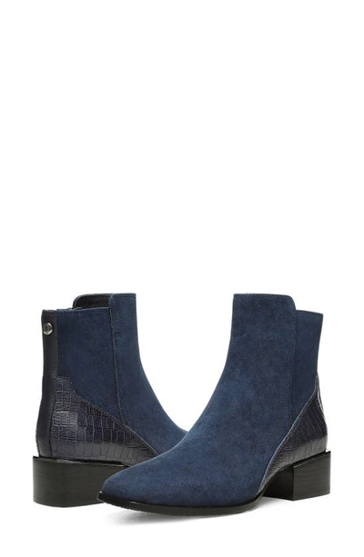 Shop Donald Pliner Azia Bootie In Navy