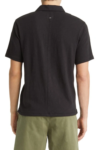 Rag & Bone Classic Flame Polo In Black
