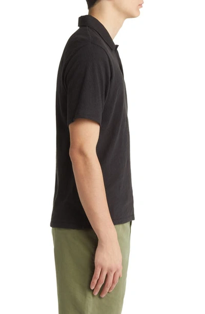 Rag & Bone Classic Flame Polo In Black