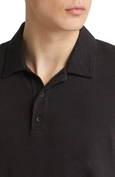 Rag & Bone Classic Flame Polo In Black