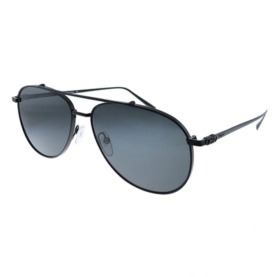 Shop Ferragamo Men's Sf201s-6015002 Fashion 60mm Matte Black Sunglasses