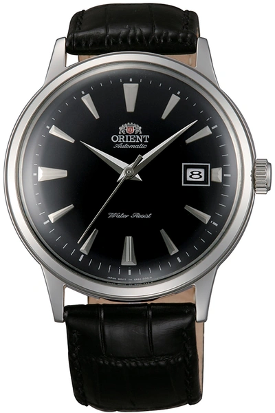 Shop Orient Men's Fac00004b0 Classic Bambino V2 41mm Manual-wind Watch In Black