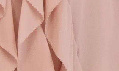 Shop Bcbgmaxazria Ruffle Sleeveless Top In Pink