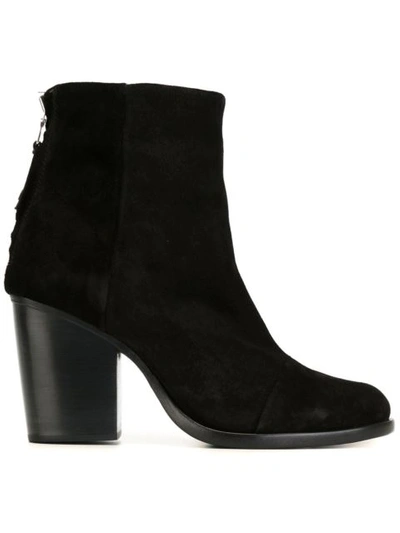 Rag & Bone Black Suede Ashby Boots