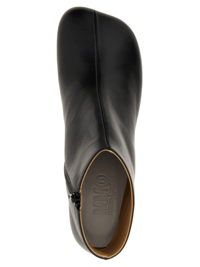 Shop Mm6 Maison Margiela Preformed Toe Ankle Boots Boots, Ankle Boots Black