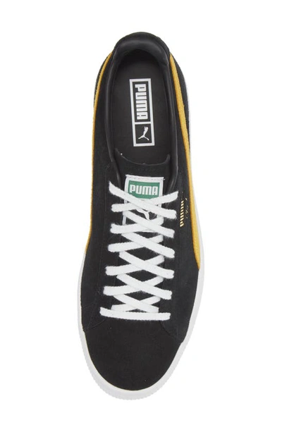 Shop Puma Clyde Og Sneaker In  Black-yellow Sizzle