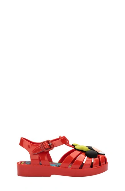 Shop Melissa X Disney® Mickey & Minnie Possession Fisherman Sandals In Red
