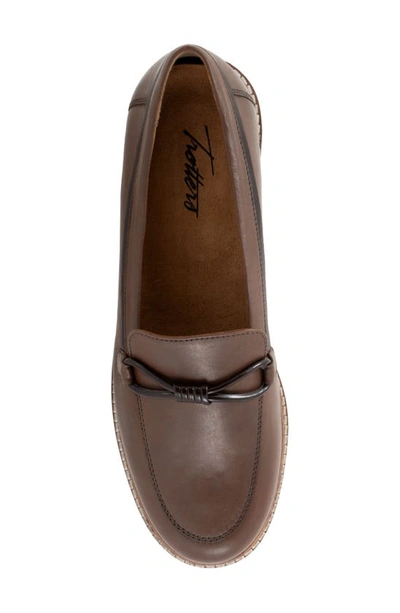 Shop Trotters Fiora Loafer In Dark Taupe