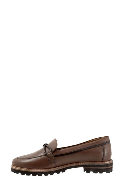 Shop Trotters Fiora Loafer In Dark Taupe