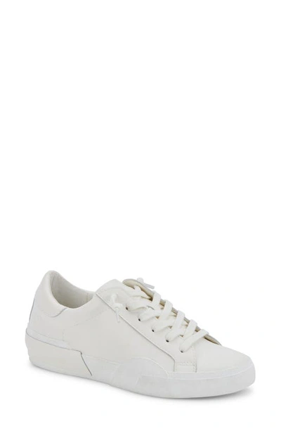 Shop Dolce Vita Zina 360 Sneaker In White Recycled Leather