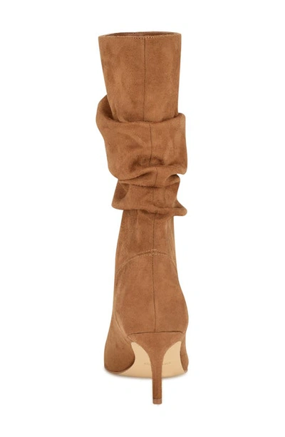 Nine West Mycki Slouch Boot In Dark Natural