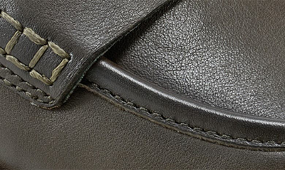 Earth Javas Penny Loafer In Dark Olive