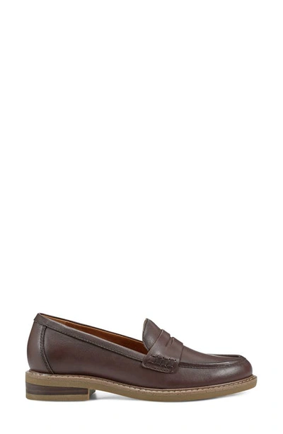 Earth Javas Penny Loafer In Mud Oak
