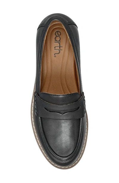 Shop Earth Javas Penny Loafer In Black