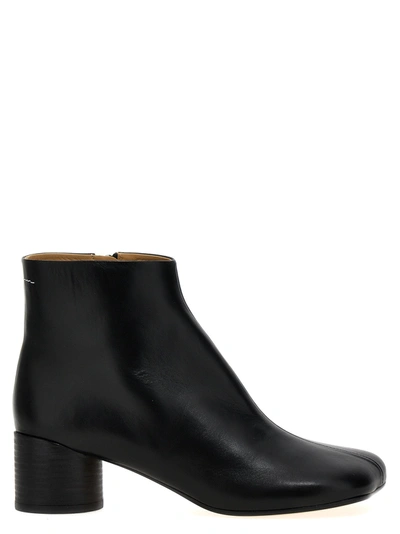 Shop Mm6 Maison Margiela Preformed Toe Ankle Boots Boots, Ankle Boots In Black