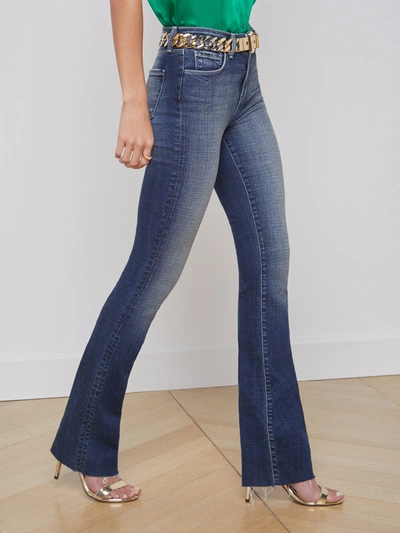 Shop L Agence Ruth Straight-leg Jean In Naples
