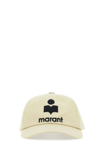 Shop Isabel Marant Woman Sand Cotton Tyron Baseball Cap In Brown