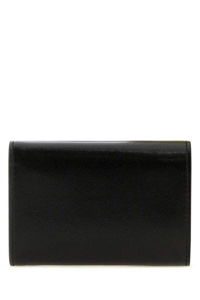 Shop Jil Sander Woman Black Leather Wallet