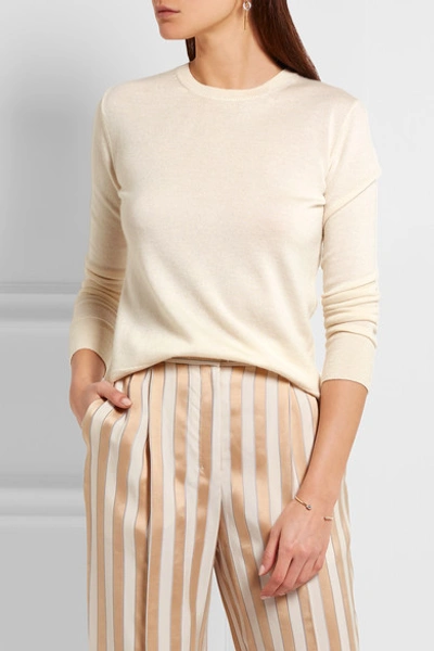 Shop The Row Ghent Cashmere And Silk-blend Sweater