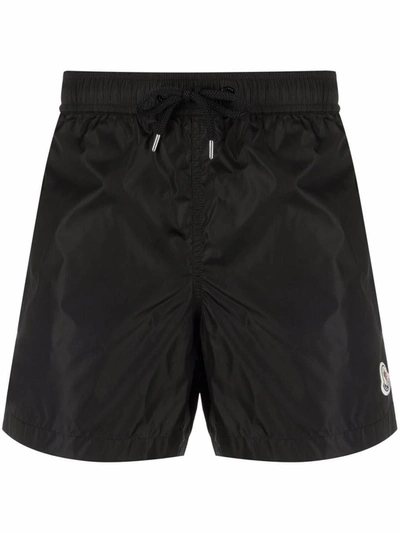 Shop Moncler Sea Boxer Clothing In Black