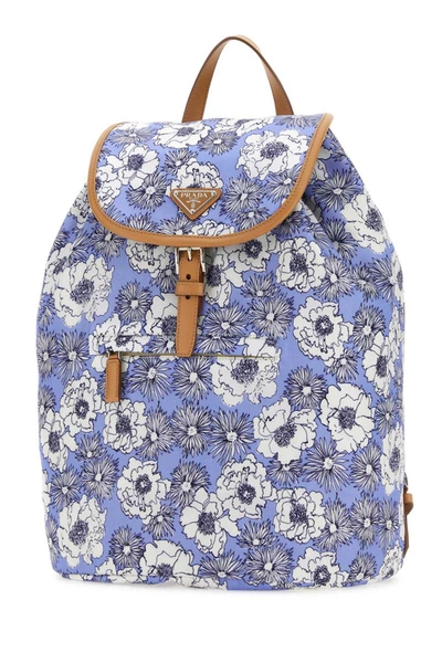 Shop Prada Backpacks In Floral