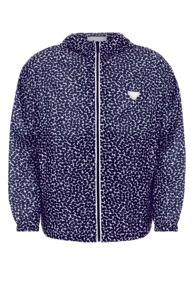 Shop Prada Jackets In Printed