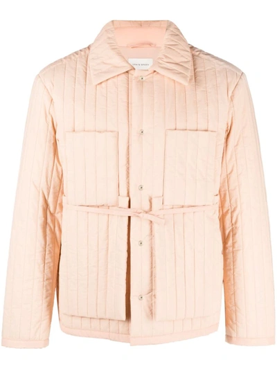 Shop Craig Green Quilted Worker Jacket Clothing In Pink &amp; Purple