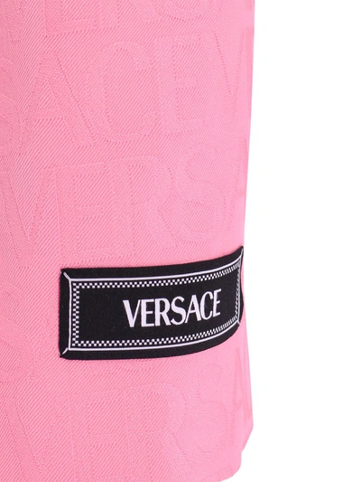 Shop Versace Blazer In Pink