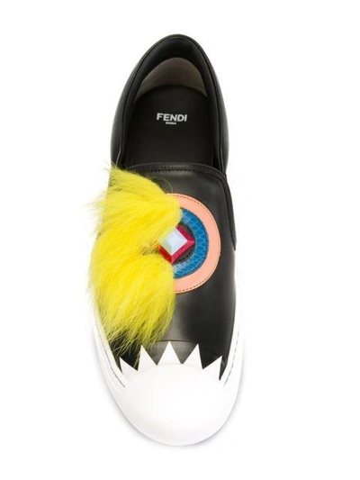 Shop Fendi Bag Bugs Slip In Black