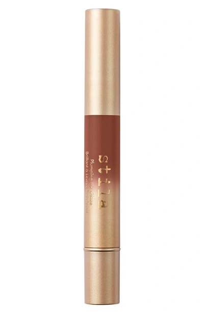 Shop Stila Plumping Lip Glaze In Cinnamon