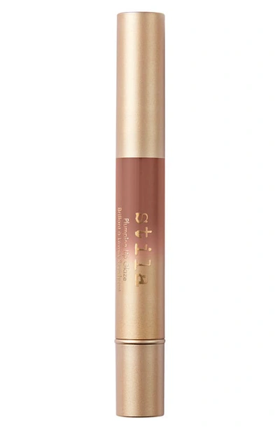 Shop Stila Plumping Lip Glaze In Toffee