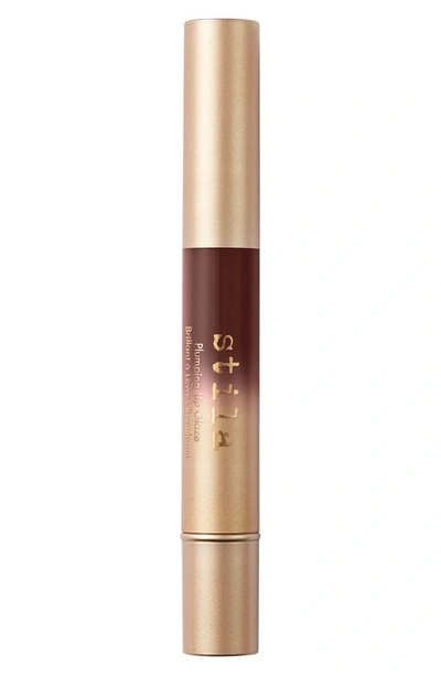 Shop Stila Plumping Lip Glaze In Hazelnut